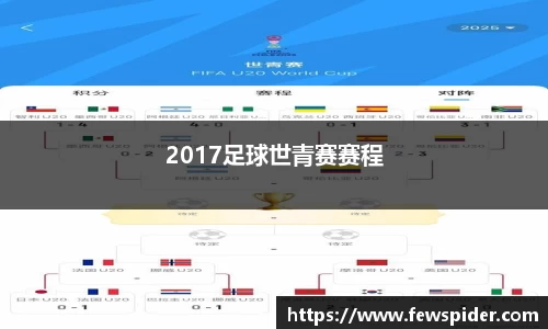 2017足球世青赛赛程
